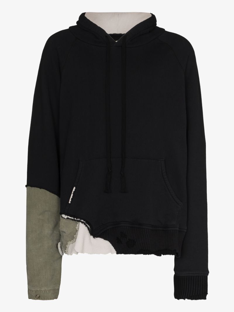 Fragmented Cotton Hoodie
