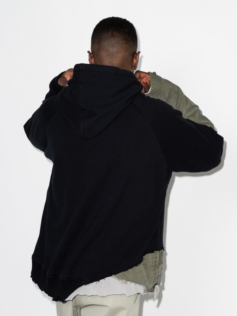Fragmented Cotton Hoodie