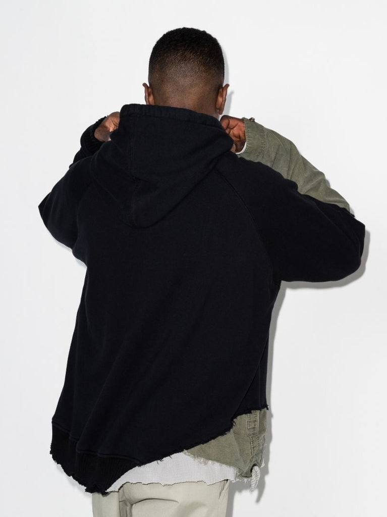 Fragmented Cotton Hoodie
