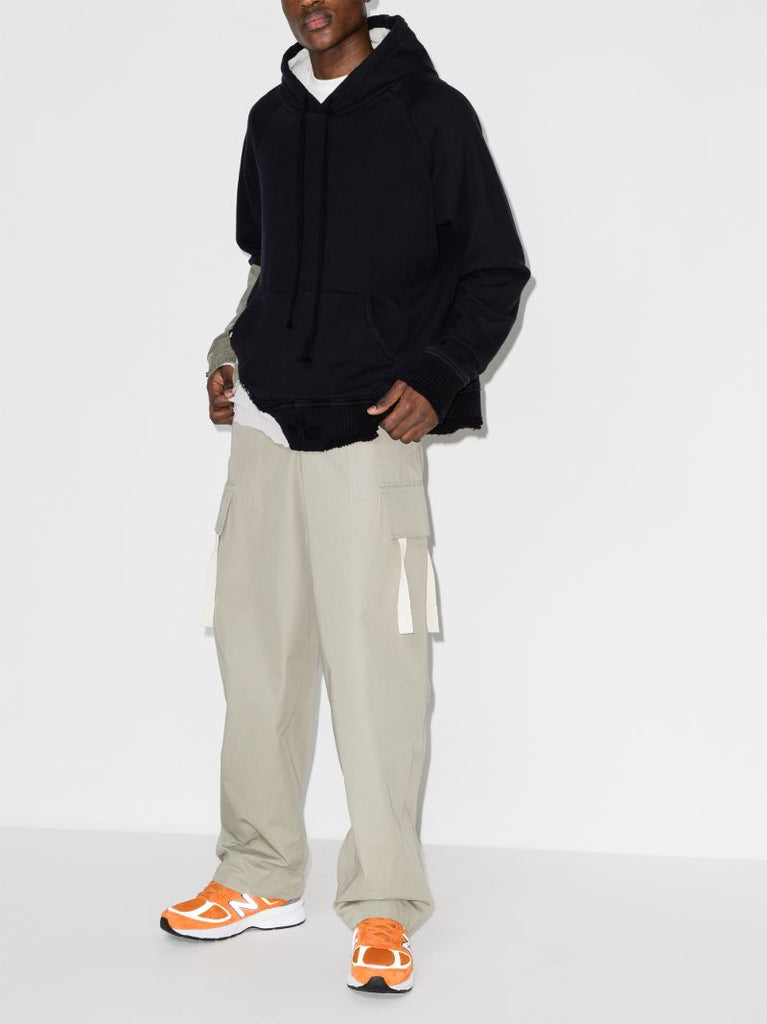 Fragmented Cotton Hoodie