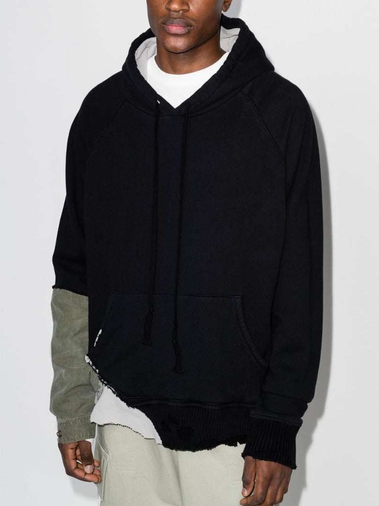 Fragmented Cotton Hoodie