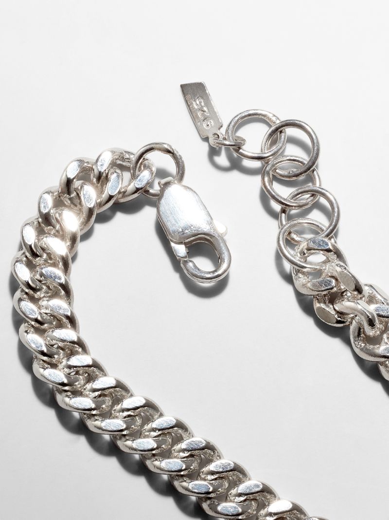 Sterling Silver Big Daddy Chain Bracelet