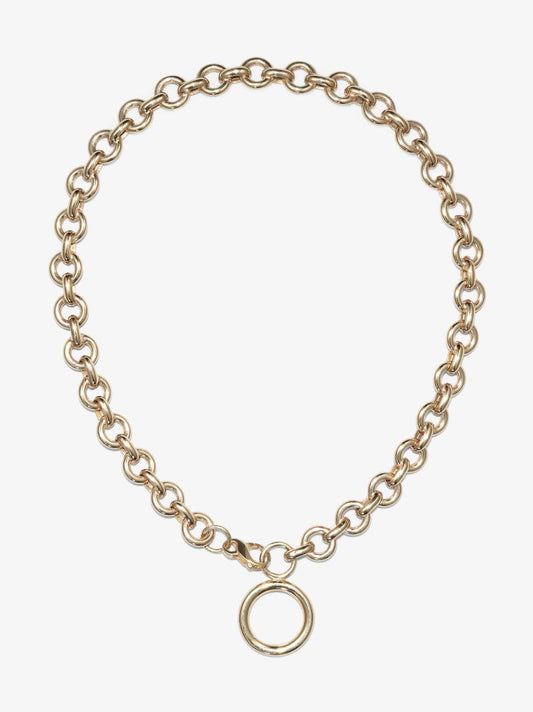 Gold Plated Lifesaver Necklace