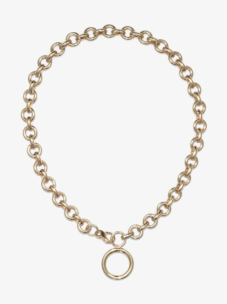 Gold Plated Lifesaver Necklace