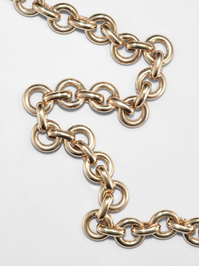 Gold Plated Lifesaver Necklace