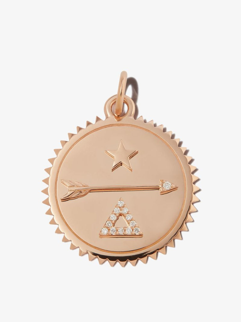 18k Rose Gold Medium Dream Diamond Medallion