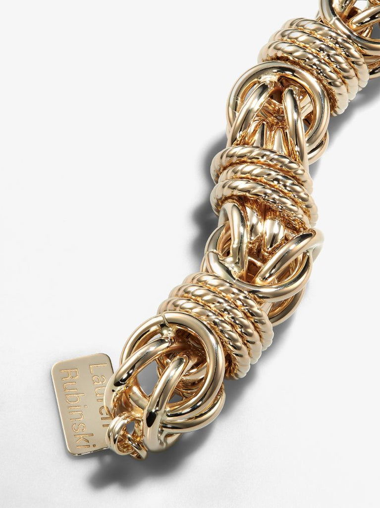 14k Yellow Gold Medium Link Bracelet