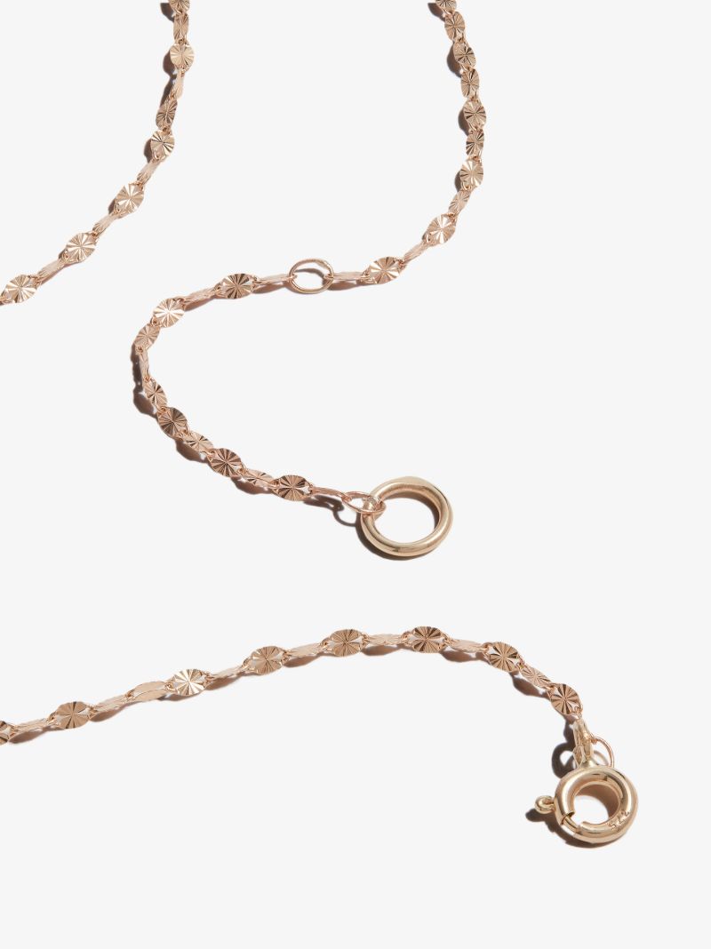 9k Yellow Gold GaÃ_x0083_Â¯a No.2 Labradorite Diamond Necklace