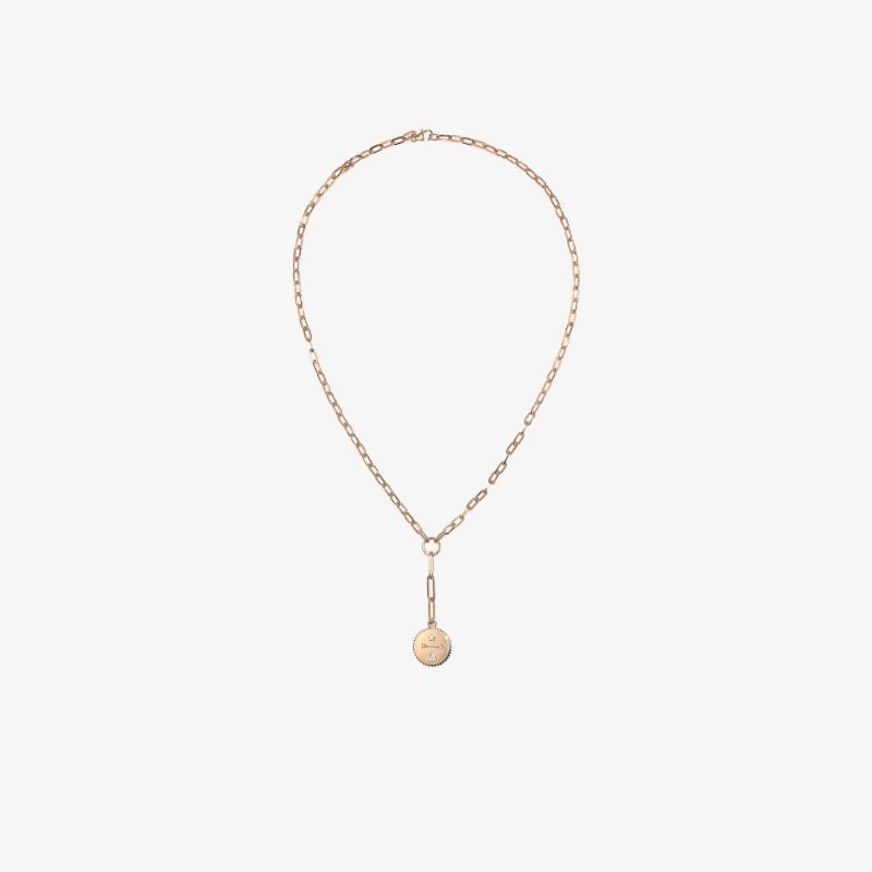18k Rose Gold Dream Refined Clip Chain Diamond Necklace