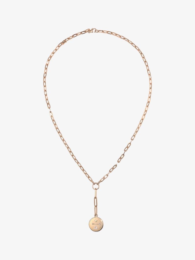 18k Rose Gold Dream Refined Clip Chain Diamond Necklace