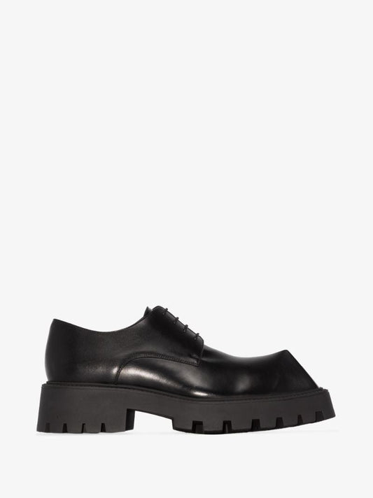 Black Rhino Leather Derby Shoes