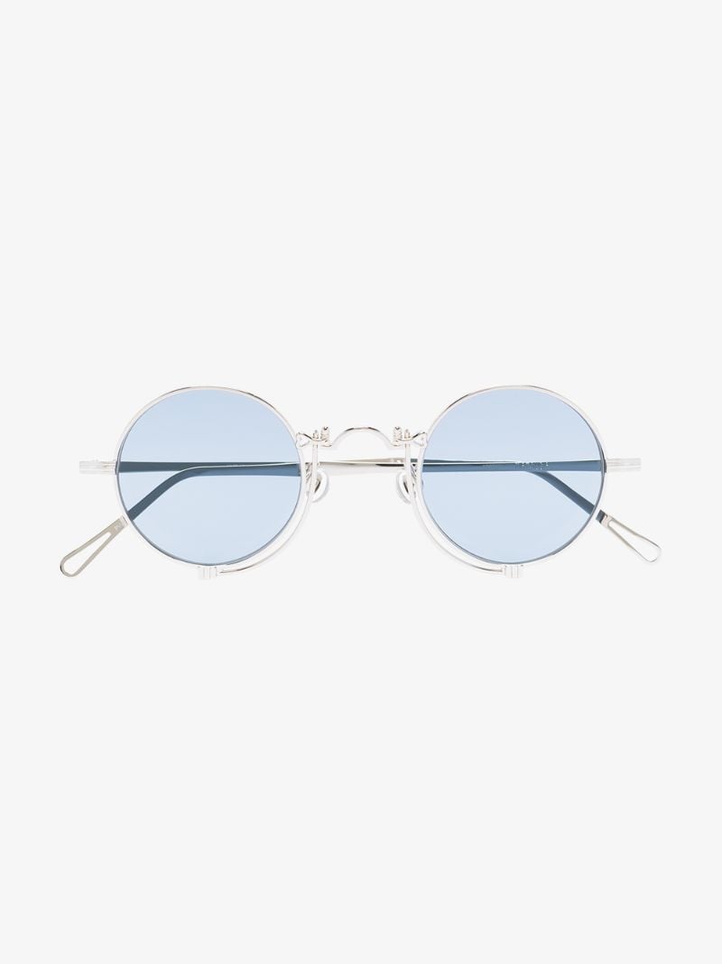 Silver Tone 10601h Round Sunglasses