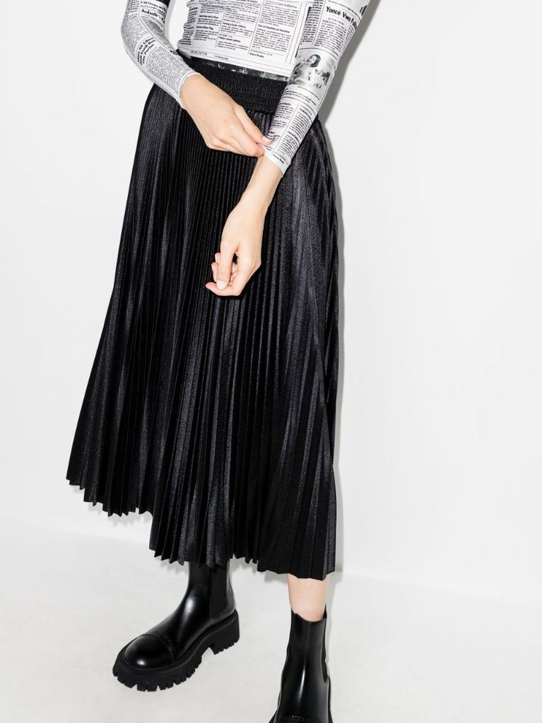Pleated Midi Skirt