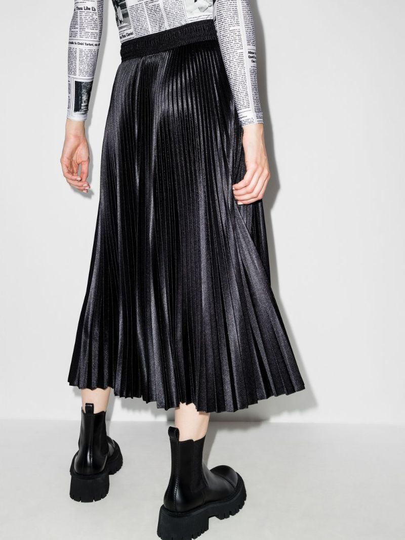 Pleated Midi Skirt