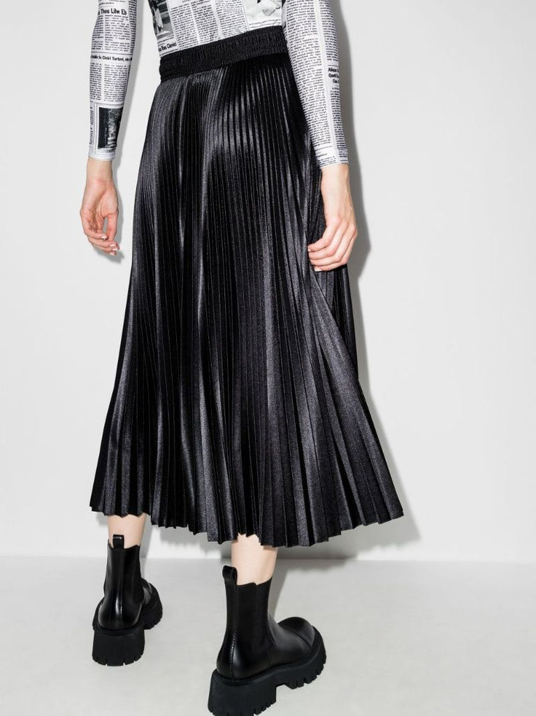 Pleated Midi Skirt