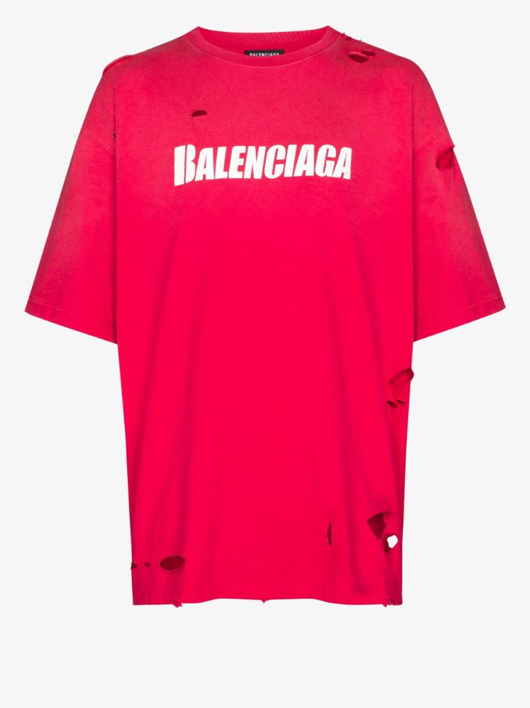 Caps Destroyed Flatground Cotton T-shirt