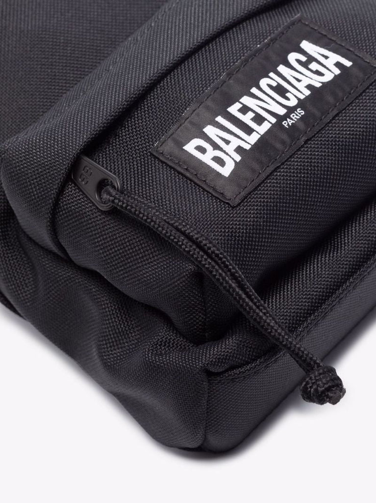 Black Oversized Mini Backpack