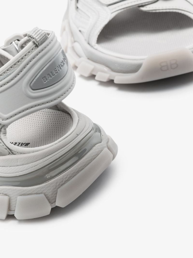 Track Strap Flat Sandals