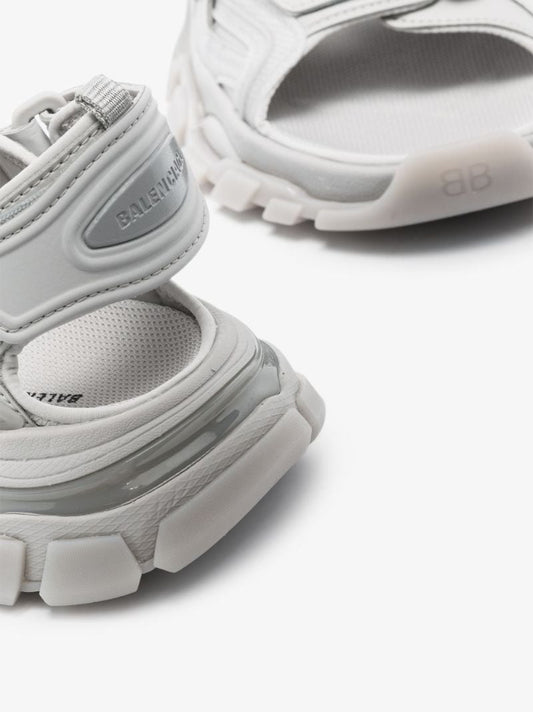 Track Strap Flat Sandals