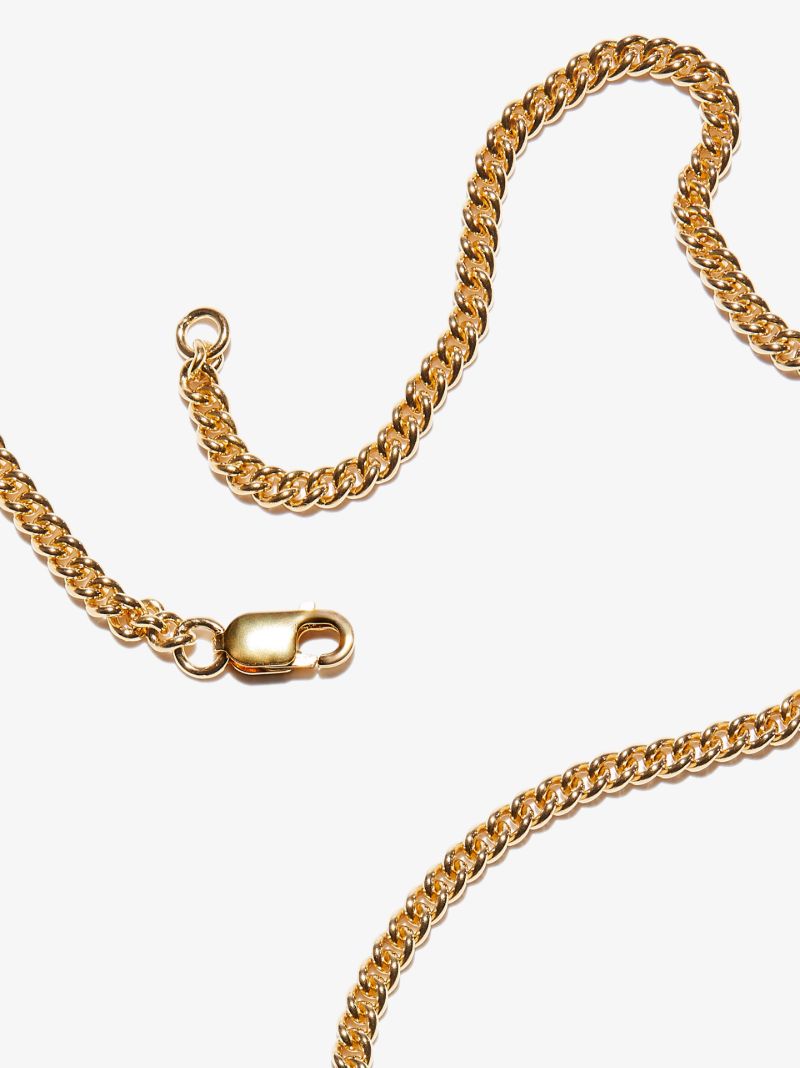 Gold Vermeil Pearl Chain Necklace