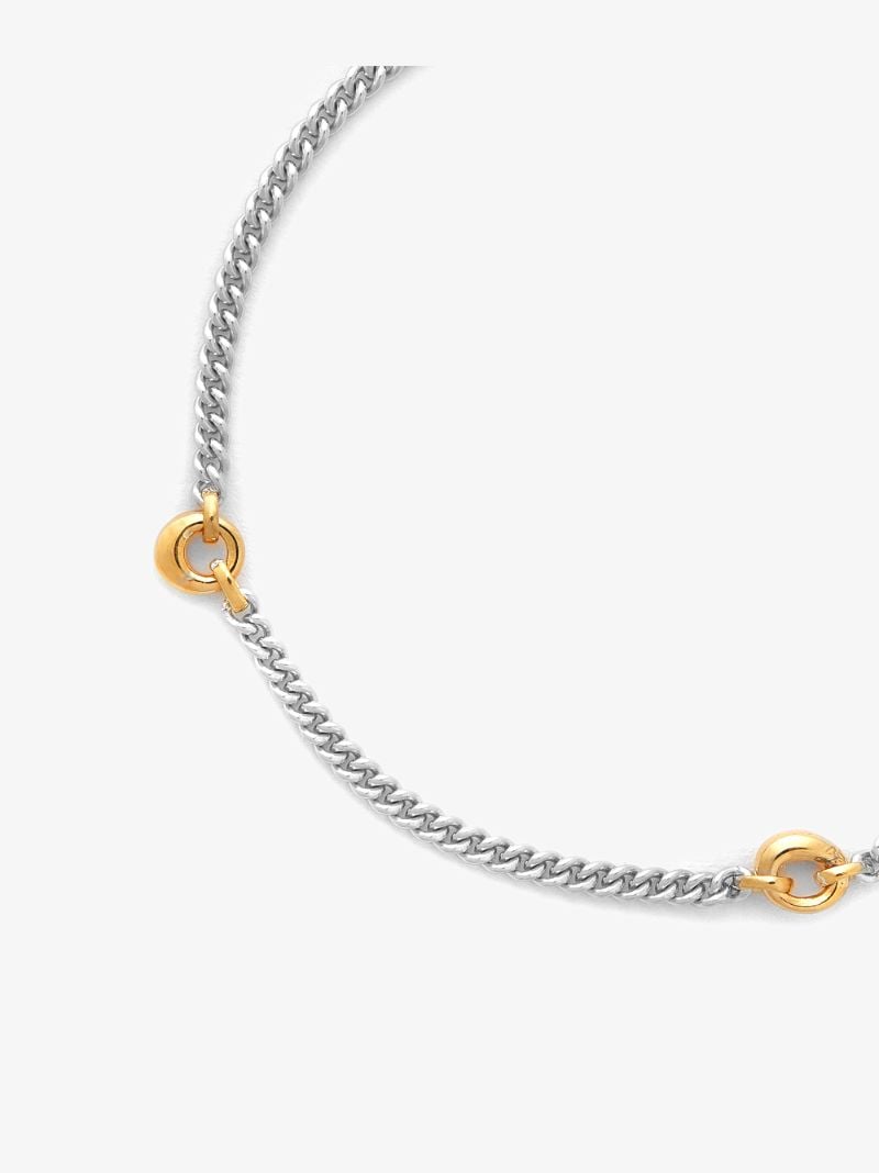 Sterling Silver Trio Link Up Chain Bracelet