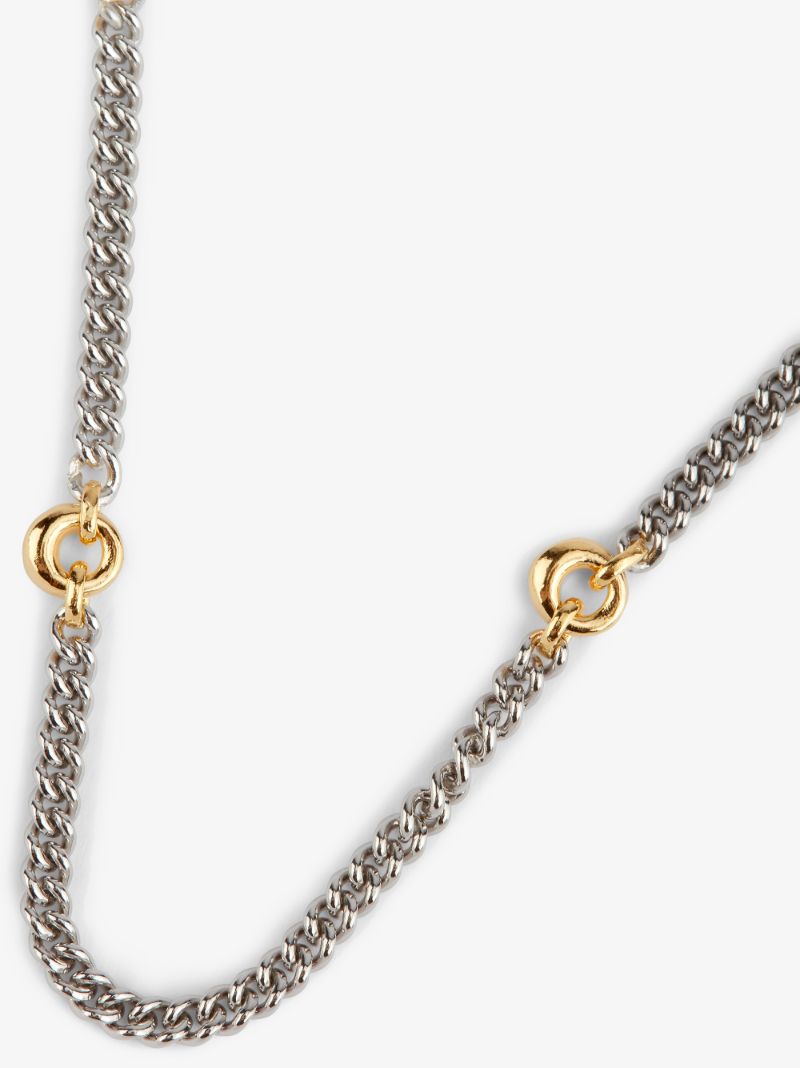 Sterling Silver Trio Link Up Necklace