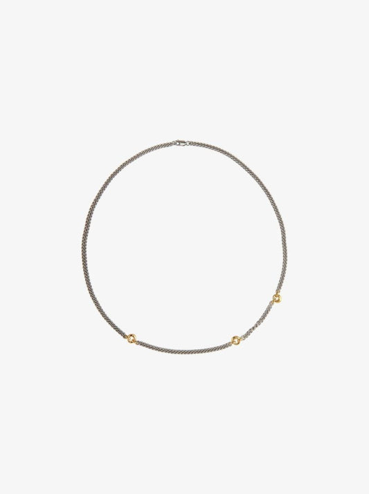 Sterling Silver Trio Link Up Necklace