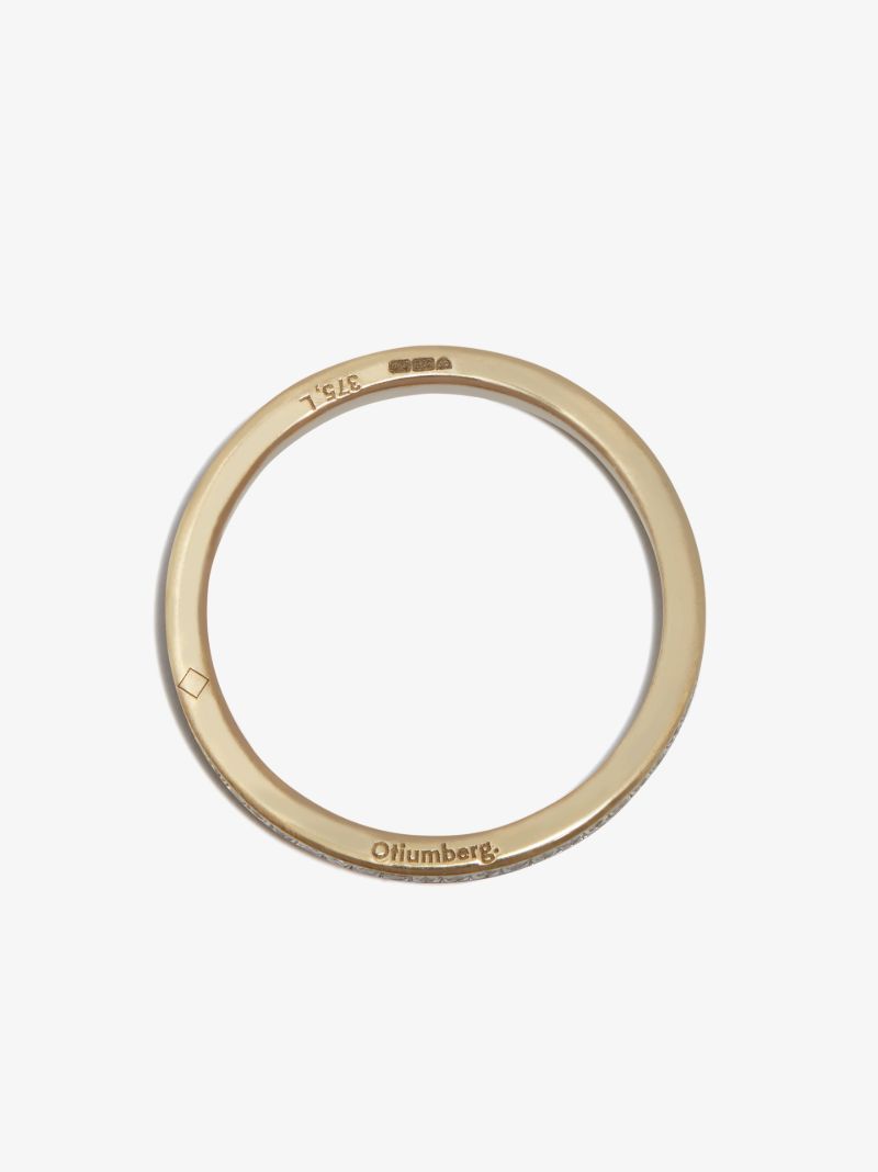 9k Yellow Gold Diamond Ring