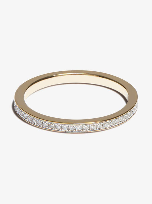 9k Yellow Gold Diamond Ring