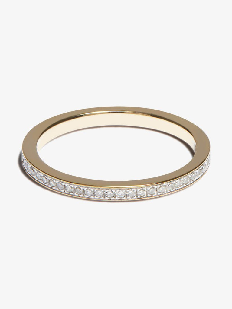 9k Yellow Gold Diamond Ring