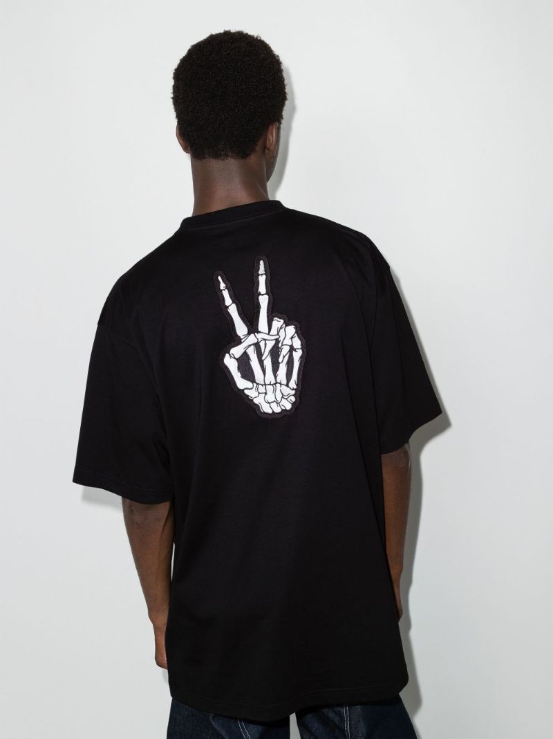 Drip Peace Print T-shirt