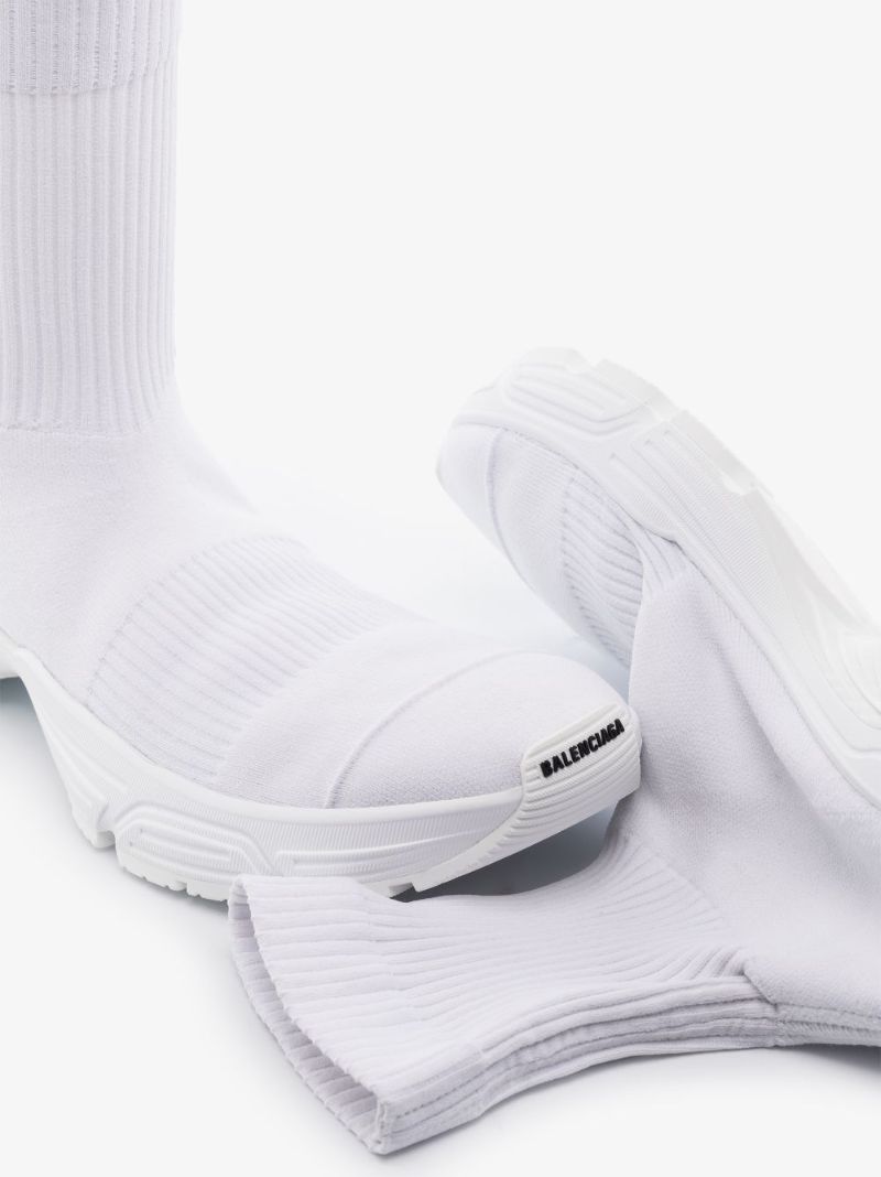 White Speed 3.0 High Top Sneakers