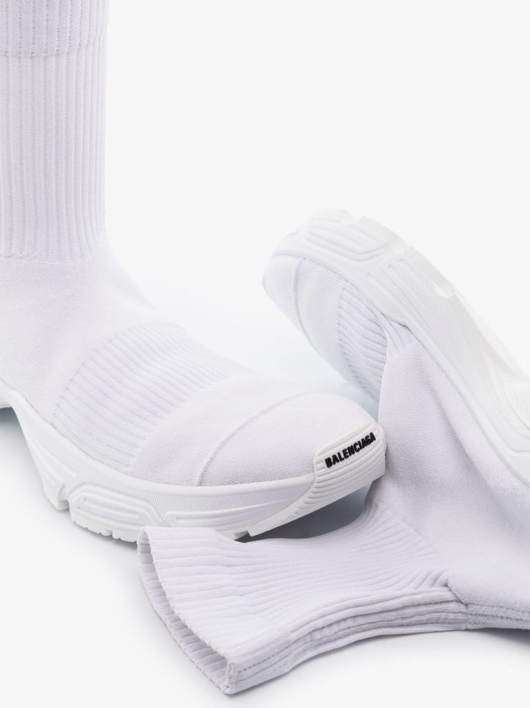 White Speed 3.0 High Top Sneakers