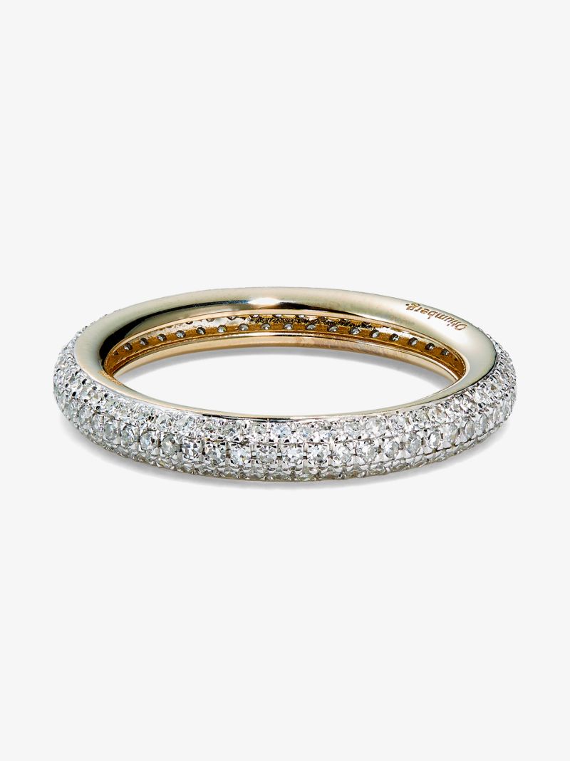 9k Yellow Gold Diamond Ring