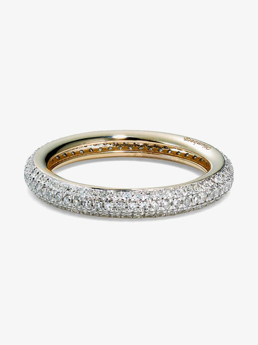 9k Yellow Gold Diamond Ring