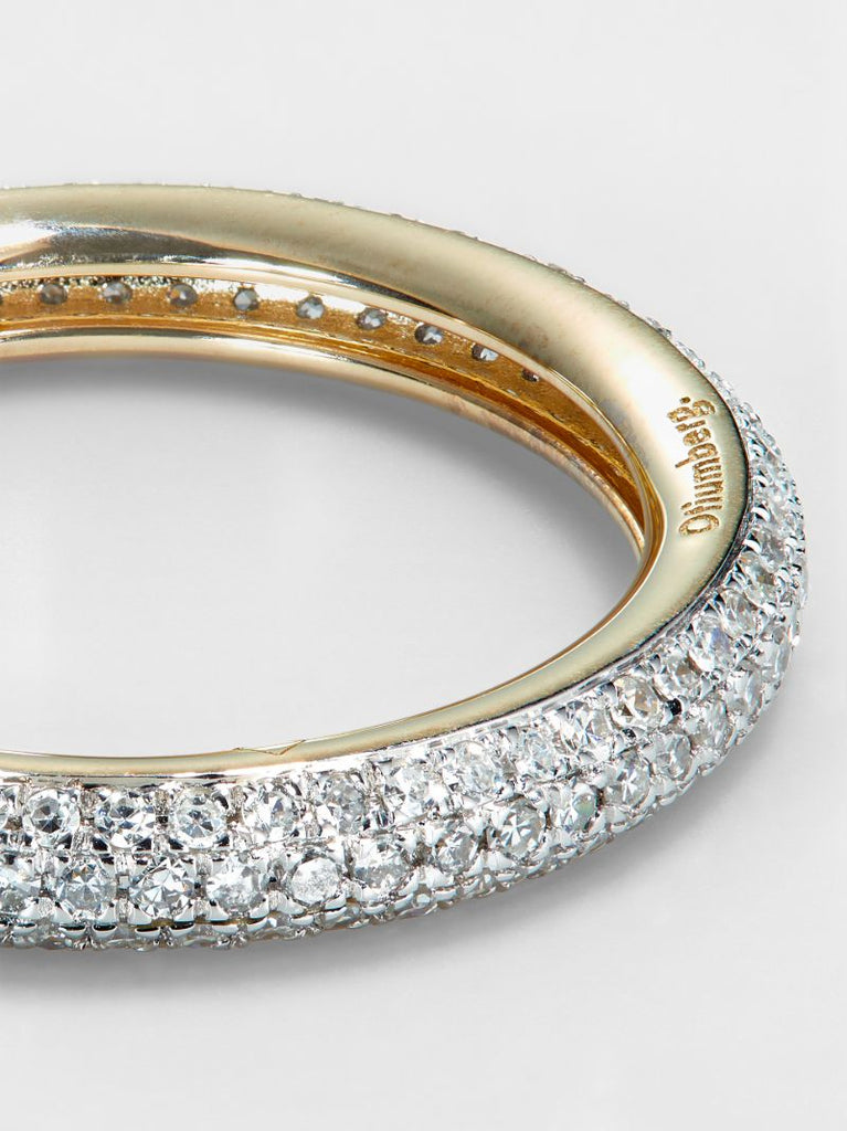 9k Yellow Gold Diamond Ring