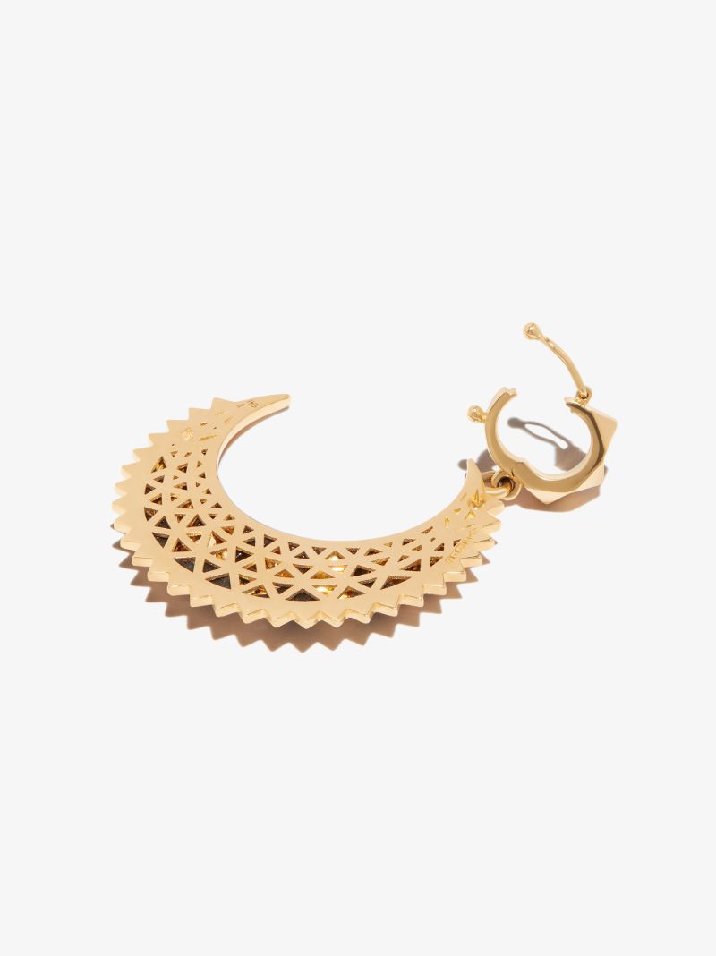 18k Yellow Gold Mini Moon Sapphire Charm
