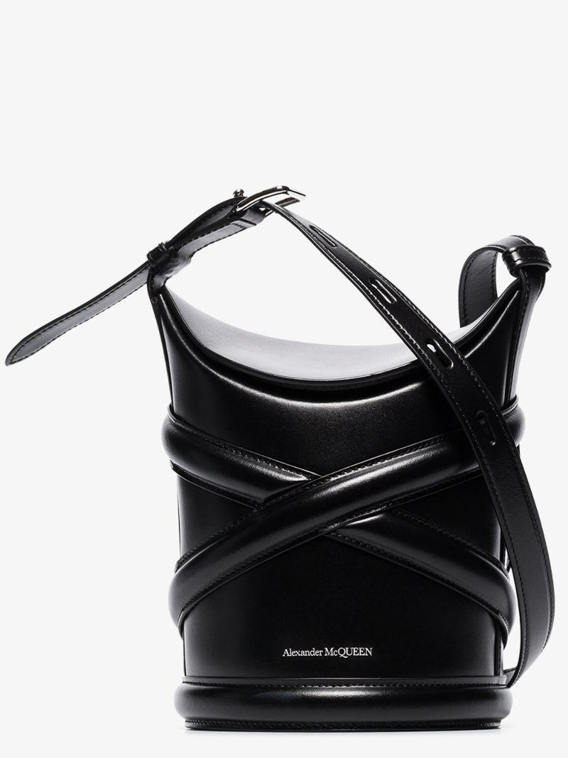 Black the Curve Leather Cross Body Bag