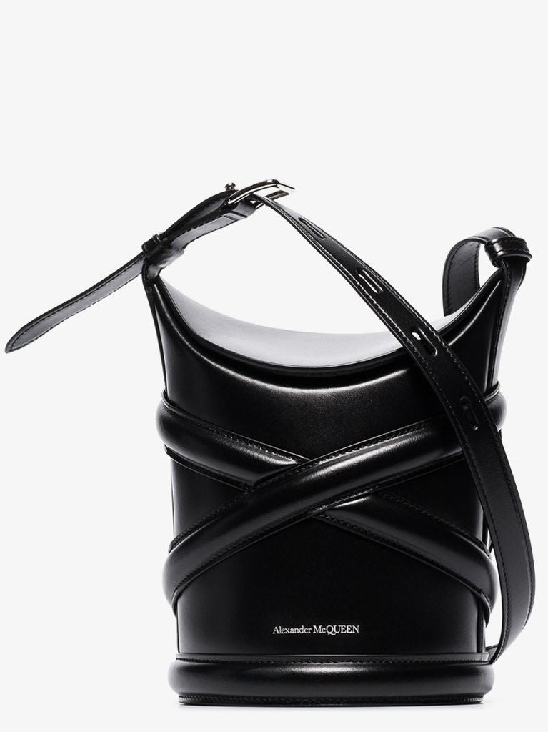 Black the Curve Leather Cross Body Bag