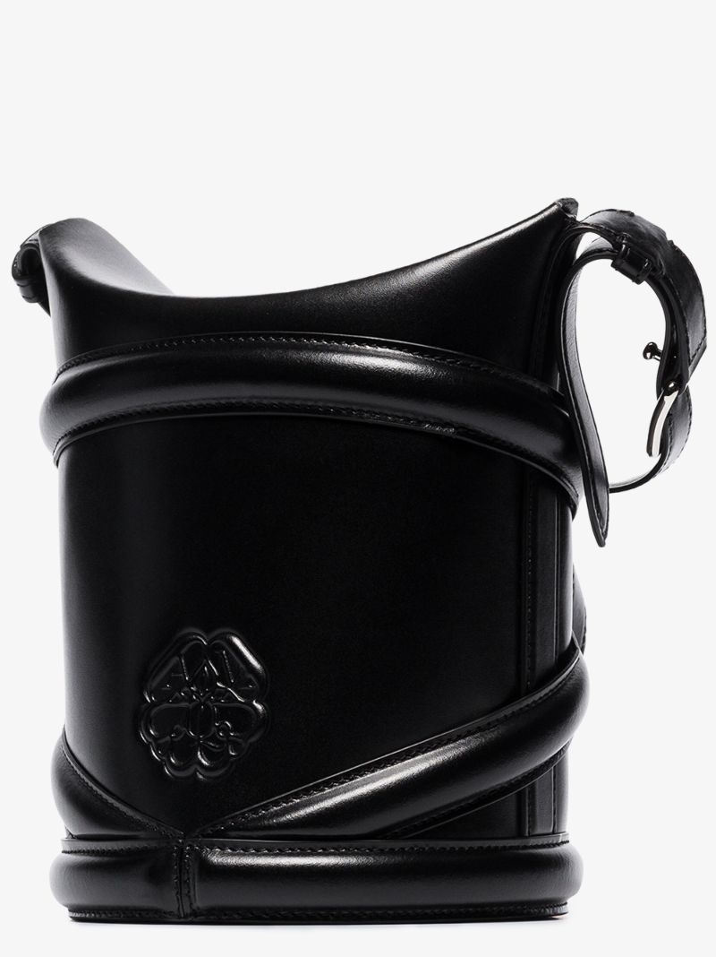 Black the Curve Leather Cross Body Bag