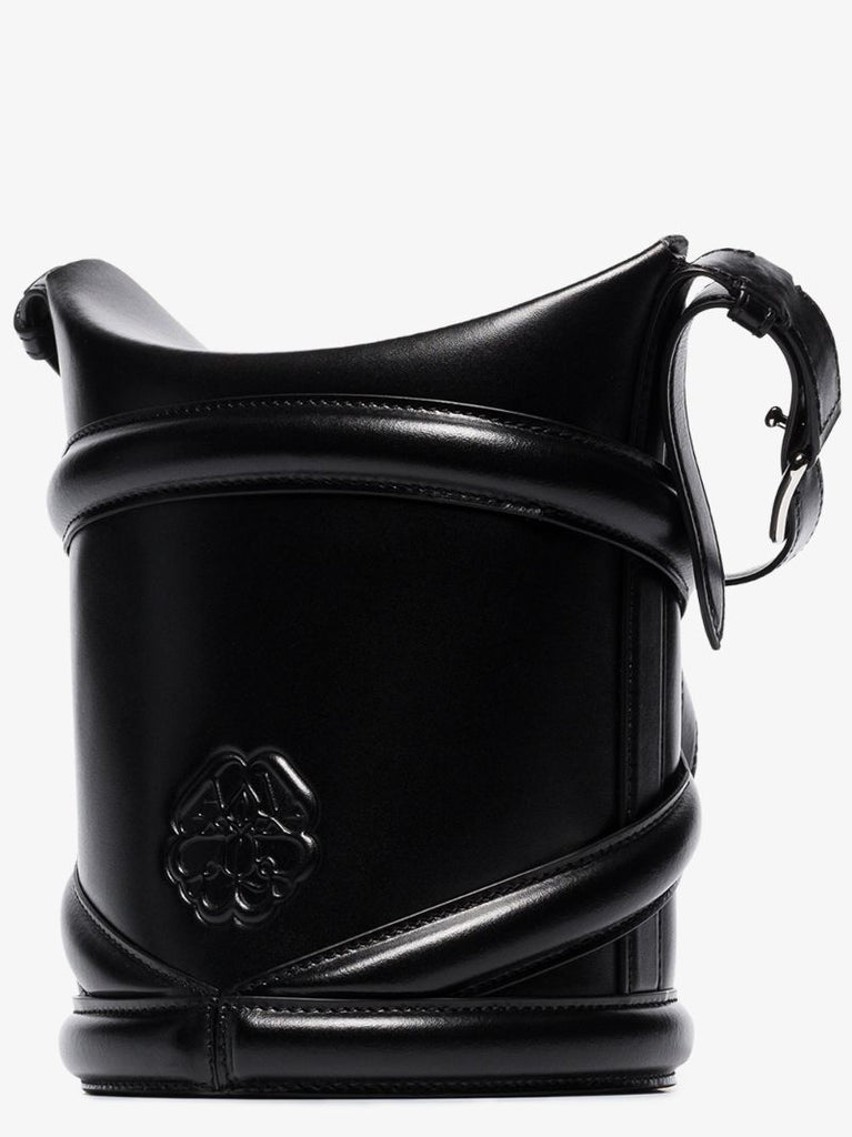 Black the Curve Leather Cross Body Bag