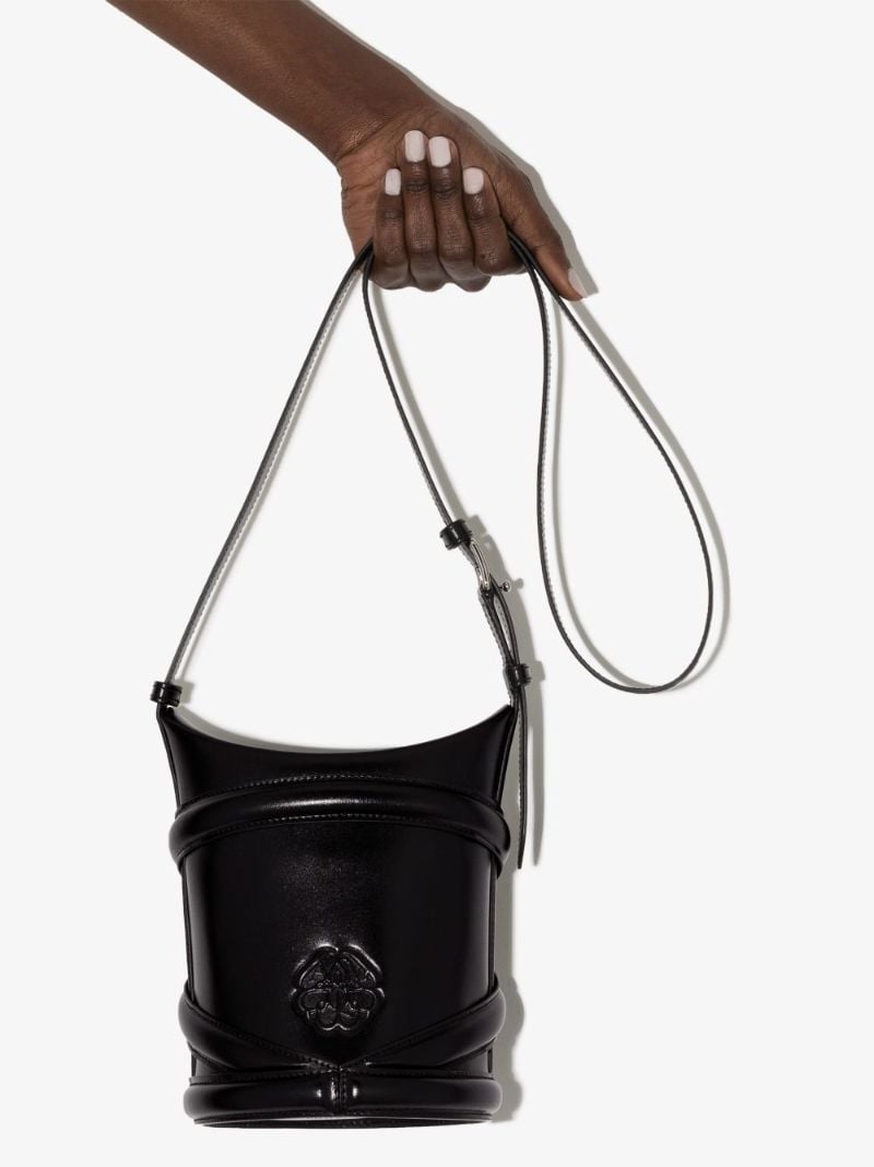 Black the Curve Leather Cross Body Bag