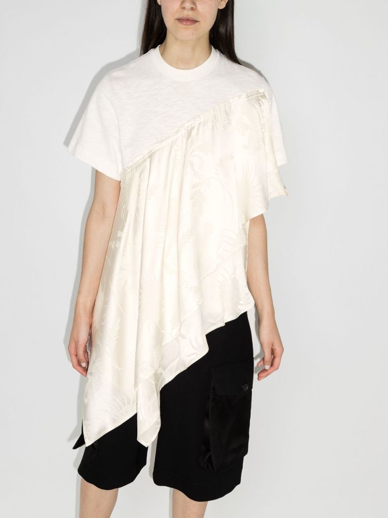 Asymmetric Flared T-shirt