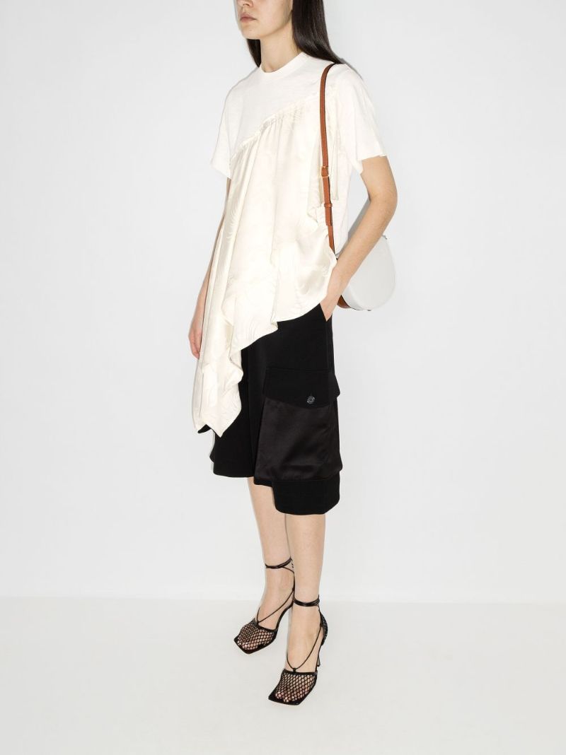 Asymmetric Flared T-shirt