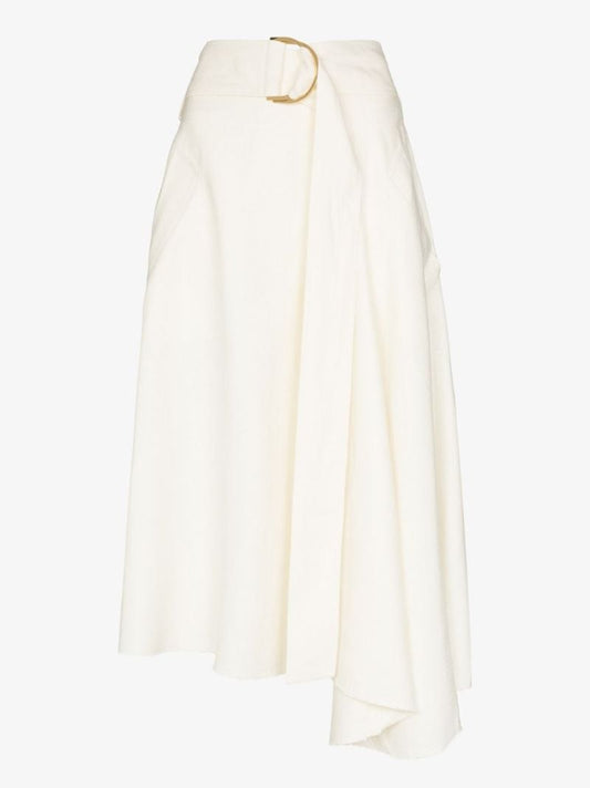 Asymmetric D-ring Mini Skirt