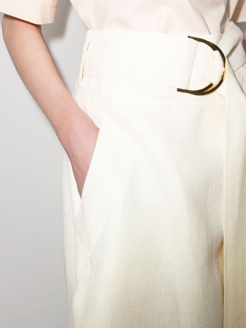 Asymmetric D-ring Mini Skirt