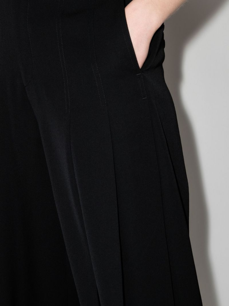 Pleated Wide Leg Trousers