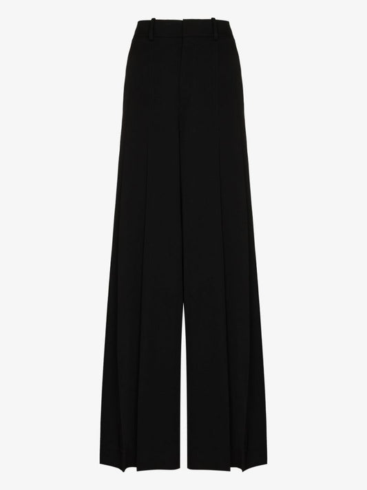 Pleated Wide Leg Trousers
