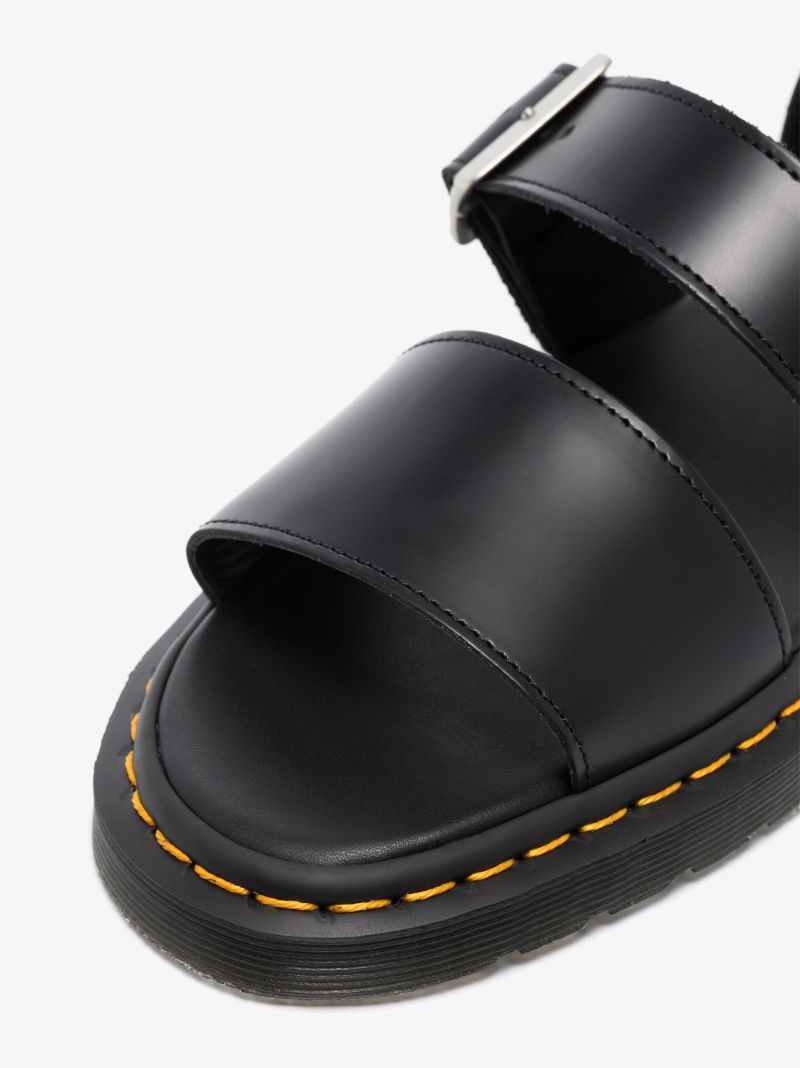 X Dr. Martens Black Gryphon Leather Sandals