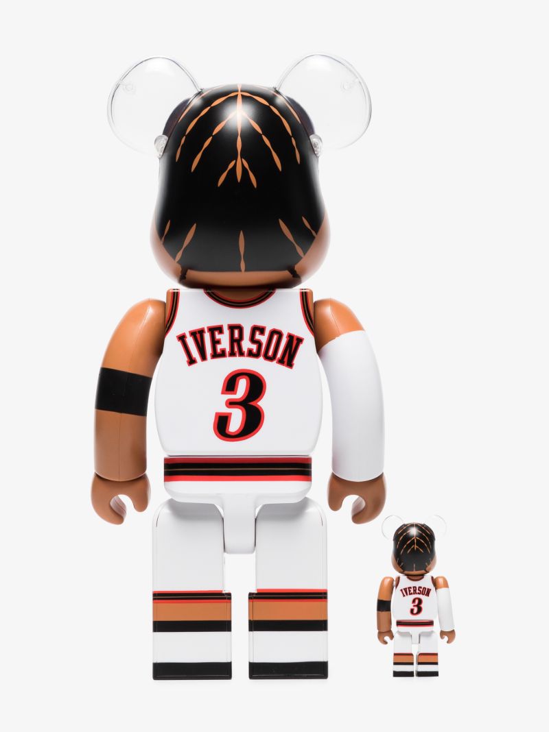Brown Be@rbrick Allen Iverson Figure Set